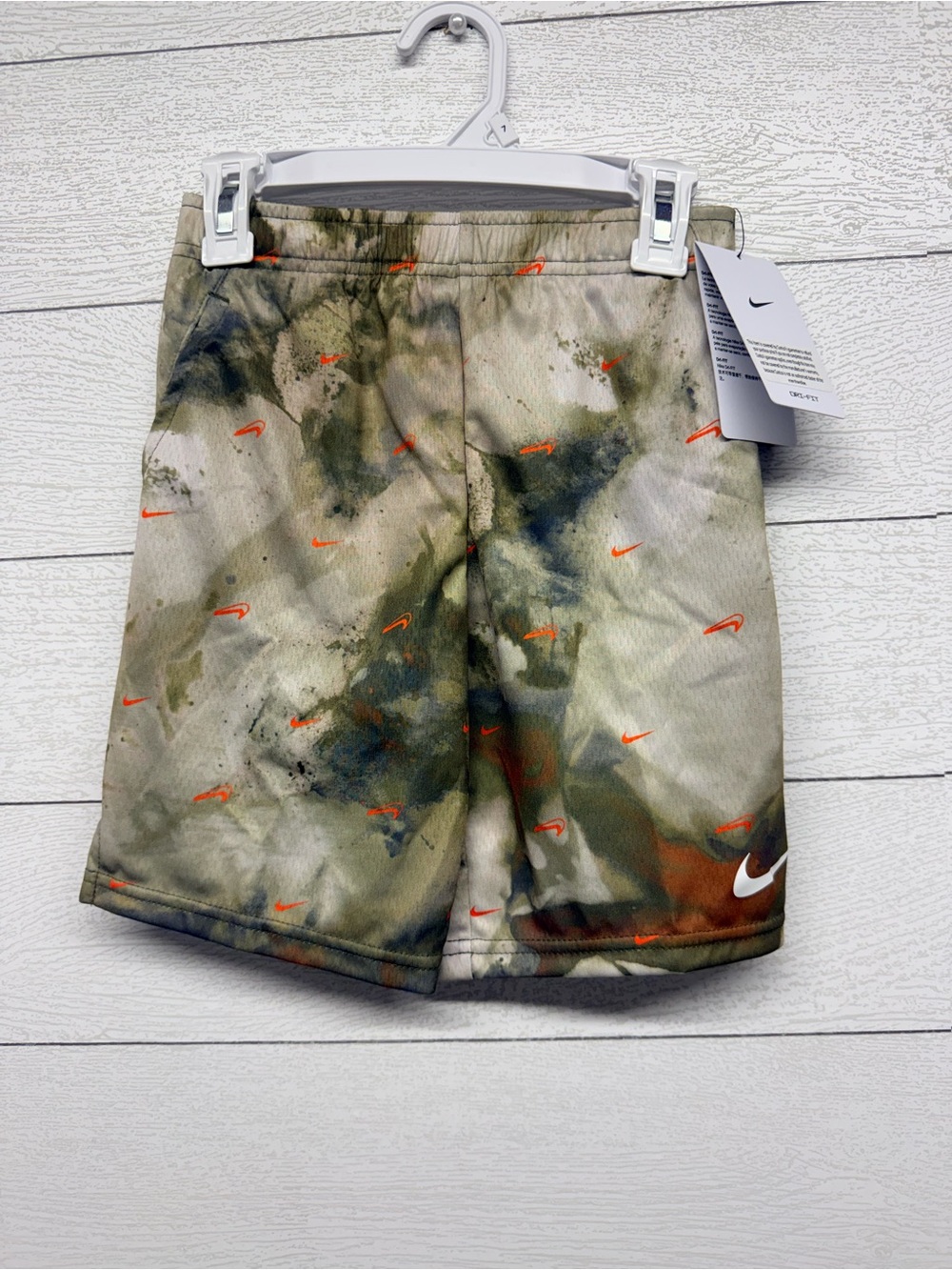 Nike Kids Dri-Fit Alligator Athletic Shorts Size 7 NWT